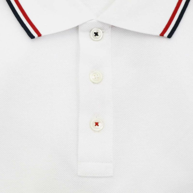 MONCLER モンクレールメンズ ポロシャツ 8A70300 84556 ホワイト MONCLER モンクレールメンズ ポロシャツ 8A70300 84556 ホワイト