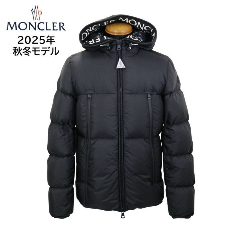 MONCLER 光沢ダウンジャケット 黒 モンクレール MONCLER モンクレール MONCLER ダウンジャケット
